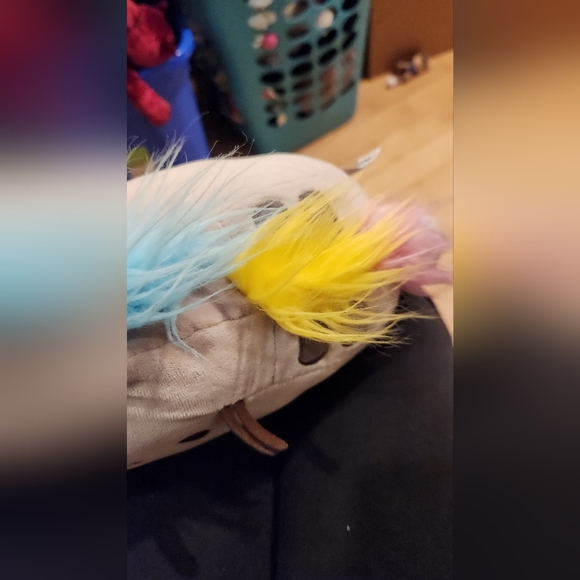 Pusheen gray rainbow unicorn plush - Picture 6 of 9